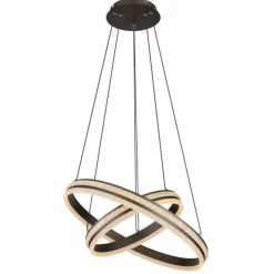 Luminaires Globo Lighting Éclairage Led|Suspension Globo GROUNI LED Titane, 1 lumière, Télécommandes
