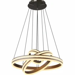 Luminaires Globo Lighting Suspensions|Suspension Globo GROUNI LED Titane, 1 lumière, Télécommandes