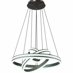 Luminaires Globo Lighting Suspensions|Suspension Globo GROUNI LED Titane, 1 lumière, Télécommandes