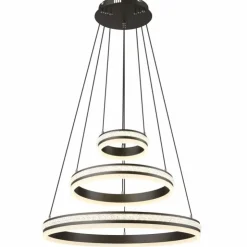 Luminaires Globo Lighting Suspensions|Suspension Globo GROUNI LED Titane, 1 lumière, Télécommandes