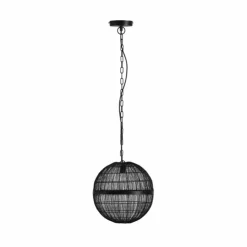 Luminaires Globo Lighting Suspensions|Suspension Globo HERMI Noir, 1 lumière