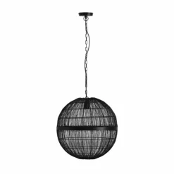 Luminaires Globo Lighting Suspensions|Suspension Globo HERMI Noir, 1 lumière
