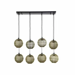 Luminaires Globo Lighting Suspensions|Suspension Globo HERMI Vieux laiton, 8 lumières