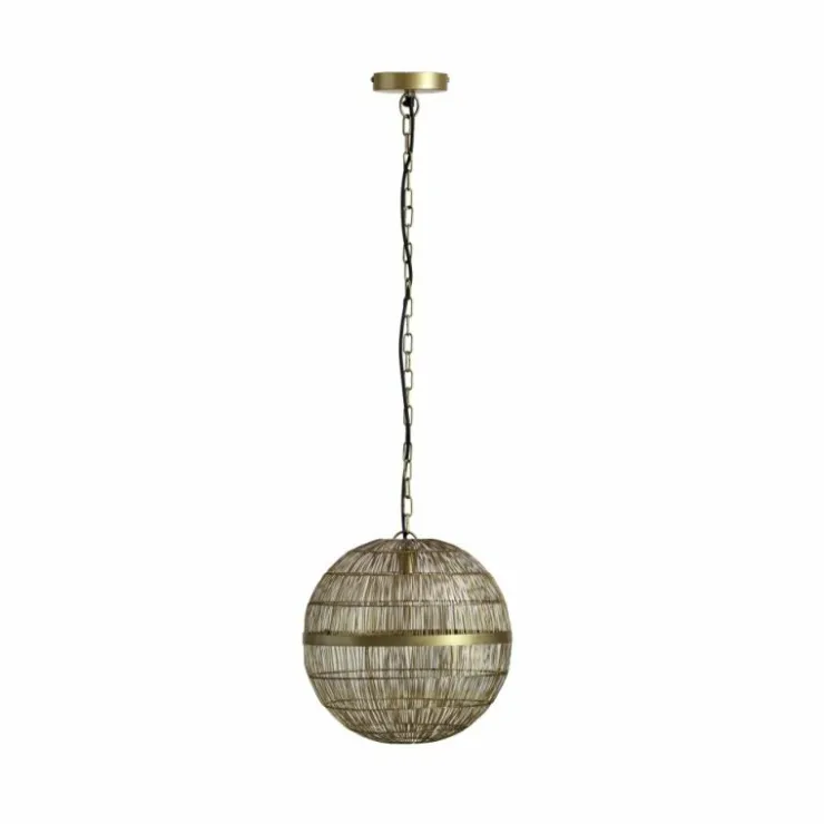 Luminaires Globo Lighting Suspensions|Suspension Globo HERMI Vieux laiton, 1 lumière
