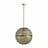 Luminaires Globo Lighting Suspensions|Suspension Globo HERMI Vieux laiton, 1 lumière