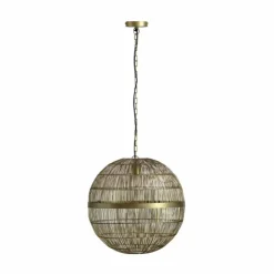 Luminaires Globo Lighting Suspensions|Suspension Globo HERMI Vieux laiton, 1 lumière