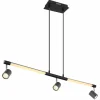 Luminaires Globo Lighting Éclairage Led|Suspension Globo HL LED Noir, 1 lumière