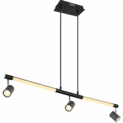 Luminaires Globo Lighting Éclairage Led|Suspension Globo HL LED Noir, 1 lumière