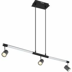 Luminaires Globo Lighting Éclairage Led|Suspension Globo HL LED Noir, 1 lumière