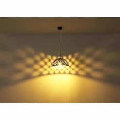 Luminaires Globo Lighting Suspensions|Suspension Globo HOLLIE Noir, 1 lumière
