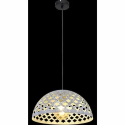Luminaires Globo Lighting Suspensions|Suspension Globo HOLLIE Noir, 1 lumière