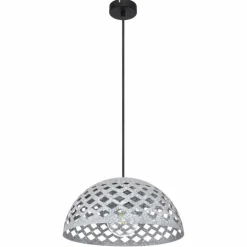 Luminaires Globo Lighting Suspensions|Suspension Globo HOLLIE Noir, 1 lumière