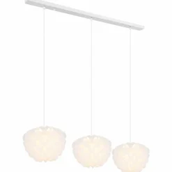 Luminaires Globo Lighting Suspensions|Suspension Globo IRENE Blanc, 3 lumières
