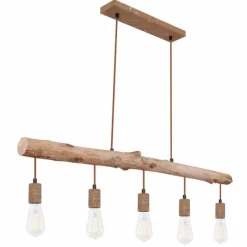 Luminaires Globo Lighting Suspensions|Suspension Globo JAKOB Rouille, 5 lumières