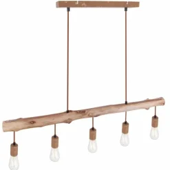 Luminaires Globo Lighting Suspensions|Suspension Globo JAKOB Rouille, 5 lumières