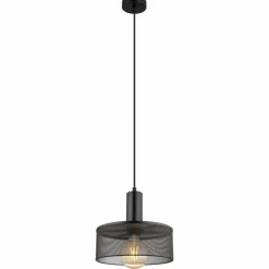 Luminaires Globo Lighting Suspensions|Suspension Globo JEDD Noir, 1 lumière