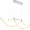 Luminaires Globo Lighting Éclairage Led|Suspension Globo KAIA LED Chrome, 1 lumière