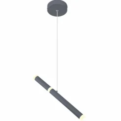 Luminaires Globo Lighting Éclairage Led|Suspension Globo KELSY LED Gris, 1 lumière
