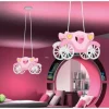 Luminaires Globo Lighting Suspensions|Suspension Globo KITA Multicolore, Lila, Rose, 2 lumières