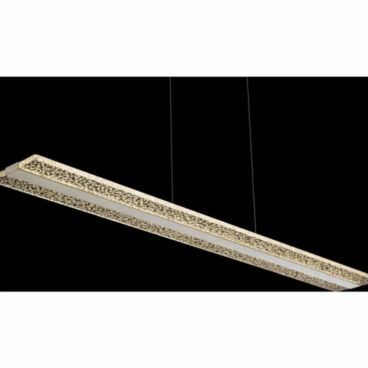 Luminaires Globo Lighting Suspensions|Suspension Globo KLAUS LED Nickel mat, 1 lumière