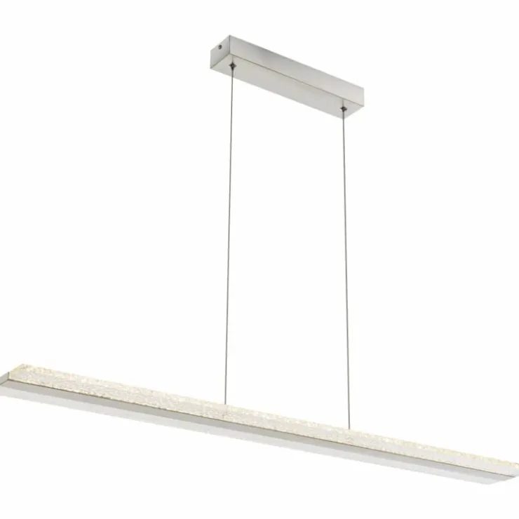 Luminaires Globo Lighting Suspensions|Suspension Globo KLAUS LED Nickel mat, 1 lumière