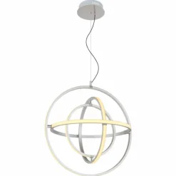 Luminaires Globo Lighting Éclairage Led|Suspension Globo KURUS LED Nickel mat, 1 lumière