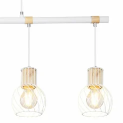 Luminaires Globo Lighting Suspensions|Suspension Globo LUISE Blanc, 4 lumières