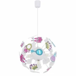 Luminaires Globo Lighting Suspensions|Suspension Globo LURRA Blanc, 4 lumières