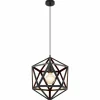 Luminaires Globo Lighting Suspensions|Suspension Globo LYDIA Noir, 1 lumière
