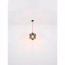 Luminaires Globo Lighting Suspensions|Suspension Globo LYDIA Noir, 1 lumière