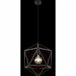 Luminaires Globo Lighting Suspensions|Suspension Globo LYDIA Noir, 1 lumière