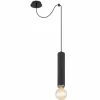 Luminaires Globo Lighting Suspensions|Suspension Globo MARION Noir, 1 lumière