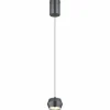 Luminaires Globo Lighting Éclairage Led|Suspension Globo MARTHY LED Gris, 1 lumière