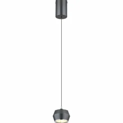 Luminaires Globo Lighting Éclairage Led|Suspension Globo MARTHY LED Gris, 1 lumière