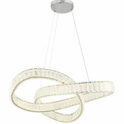Luminaires Globo Lighting Suspensions|Suspension Globo MUCKY LED Chrome, 1 lumière
