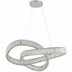 Luminaires Globo Lighting Suspensions|Suspension Globo MUCKY LED Chrome, 1 lumière