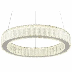 Luminaires Globo Lighting Éclairage Led|Suspension Globo MUCKY LED Chrome, 1 lumière, Télécommandes
