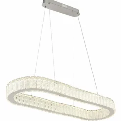 Luminaires Globo Lighting Éclairage Led|Suspension Globo MUCKY LED Chrome, 1 lumière, Télécommandes