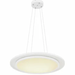 Luminaires Globo Lighting Suspensions|Suspension Globo MURPHY LED Blanc, 1 lumière, Télécommandes, Changeur de couleurs
