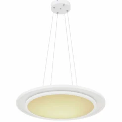 Luminaires Globo Lighting Suspensions|Suspension Globo MURPHY LED Blanc, 1 lumière, Télécommandes, Changeur de couleurs