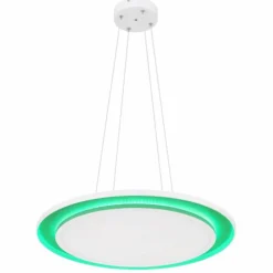 Luminaires Globo Lighting Suspensions|Suspension Globo MURPHY LED Blanc, 1 lumière, Télécommandes, Changeur de couleurs