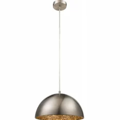 Luminaires Globo Lighting Suspensions|Suspension Globo Nickel mat, 1 lumière