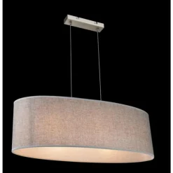 Luminaires Globo Lighting Suspensions|Suspension Globo Nickel mat, 3 lumières