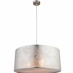 Luminaires Globo Lighting Suspensions|Suspension Globo Nickel mat, 3 lumières