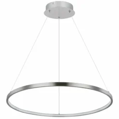 Luminaires Globo Lighting Suspensions|Suspension Globo RALPH LED Nickel mat, 1 lumière