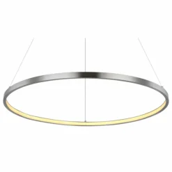 Luminaires Globo Lighting Suspensions|Suspension Globo RALPH LED Nickel mat, 1 lumière