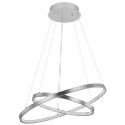 Luminaires Globo Lighting Éclairage Led|Suspension Globo RALPH LED Nickel mat, 1 lumière