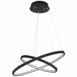 Luminaires Globo Lighting Éclairage Led|Suspension Globo RALPH LED Noir, 1 lumière