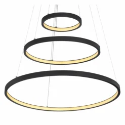 Luminaires Globo Lighting Suspensions|Suspension Globo RALPH LED Noir, 1 lumière