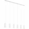 Luminaires Globo Lighting Suspensions|Suspension Globo ROBBY Blanc, 6 lumières